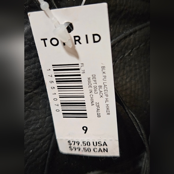 Torrid Hiker lace up hiker boots - Picture 2 of 5